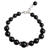 Onyx beaded bracelet, 'Regal Night' - Onyx beaded bracelet