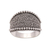 Sterling silver band ring, 'Balinese Dots' - Dot Pattern Sterling Silver Band Ring from Java (image 2c) thumbail