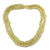 Citrine long beaded necklace, 'Lemon Sugar' - Fair Trade Beaded Yellow Citrine Long 47-Inch Necklace