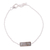 Labradorite pendant bracelet, 'Elegant Prism' - Labradorite and 925 Silver Pendant Bracelet from India thumbail