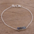 Labradorite pendant bracelet, 'Elegant Prism' - Labradorite and 925 Silver Pendant Bracelet from India (image 2b) thumbail