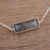 Labradorite pendant bracelet, 'Elegant Prism' - Labradorite and 925 Silver Pendant Bracelet from India (image 2c) thumbail