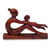 Wood sculpture, 'Playful Mother' - Hand-Carved Suar Wood Mother and Child Sculpture from Bali (image 2b) thumbail