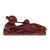 Wood sculpture, 'Playful Mother' - Hand-Carved Suar Wood Mother and Child Sculpture from Bali (image 2d) thumbail