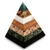 Gemstone pyramid, 'Empowered' - Hand Crafted Peruvian Gemstone Pyramid Sculpture thumbail