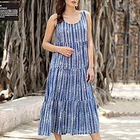 Featured review for Cotton sundress, Indian Indigo