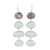 Chalcedony and labradorite dangle earrings, 'Fantastic Mist' - 38-Carat Blue Chalcedony and Labradorite Dangle Earrings