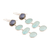 Chalcedony and labradorite dangle earrings, 'Fantastic Mist' - 38-Carat Blue Chalcedony and Labradorite Dangle Earrings (image 2c) thumbail