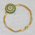 Gold plated amethyst and onyx pendant bracelet, 'Petal Grandeur' - Gold Plated Amethyst and Onyx Pendant Bracelet from India (image 2c) thumbail