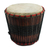 Wood bongo drum, 'Rhythmic Beat' - Hand Carved Tweneboa Wood Bongo Drum from Ghana