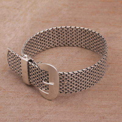 Armband aus Sterlingsilber - Handgefertigtes Kettenarmband aus Sterlingsilber aus Bali