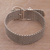 Sterling silver wristband bracelet, 'Belt of Tenganan' - Handcrafted Sterling Silver Chain Bracelet from Bali