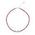 Garnet beaded necklace, 'Velvety Love' - Garnet and Karen Silver Beaded Necklace from Thailand (image 2d) thumbail