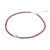 Garnet beaded necklace, 'Velvety Love' - Garnet and Karen Silver Beaded Necklace from Thailand (image 2e) thumbail