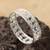 Sterling silver band ring, 'Royal Filigree' - Sterling Silver Filigree Ring from Peru (image 2) thumbail