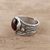 Multi-gemstone ring, 'Fiery Strength' - Multi-Gemstone Ring Crafted in India (image 2b) thumbail