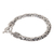 Men's sterling silver braided bracelet, 'Silver Dragon' - Men's Sterling Silver Bracelet (image 2c) thumbail