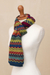 100% alpaca scarf, 'Fresh Winter' - Women's Alpaca Wool Scarf