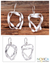 Sterling silver dangle earrings, 'Ribbon Wrap' - Hand Made Modern Sterling Silver Dangle Earrings thumbail