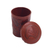 Leather dice cup and dice set, 'American Patriot' - Leather dice cup and dice set