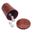 Leather dice cup and dice set, 'American Patriot' - Leather dice cup and dice set