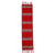 Cotton table runner, 'Highland Paths' - Handwoven Red Cotton Table Runner from Guatemala