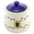 Ceramic jar, 'Margarita' (small) - Artisan Crafted Floral Ceramic Jar with Lid (Small)