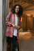 Cotton jacket, 'Blissful Variety' - Printed Cotton Jacket with Various Motifs from India thumbail
