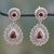 Garnet dangle earrings, 'Passion's Truth' - Garnet and Sterling Silver Earrings from India