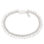 Sterling silver anklet, 'Moonlit Path' - Balinese Sterling Silver 925 Anklet with Round Charms thumbail