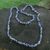 Sodalite beaded necklace, 'Light of Peace' - Artisan Crafted Sodalite Strand Necklace