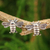 Sterling silver stud earrings, 'Happy Honeybee' - Honeybee Sterling Silver Stud Earrings (image 2) thumbail