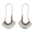 Sterling silver hoop earrings, 'Hollow Bell' - Women's Sterling Silver Hoop Earrings (image 2a) thumbail