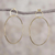 Gold plated sterling silver dangle earrings, 'Perfect Imperfection' - Gold Plated Sterling Silver Dangle Earrings from Peru