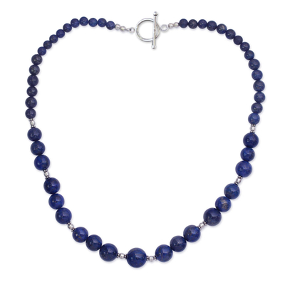 Collar de hilo de lapislázuli - Collar de hilo de lapislázuli