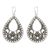 Sterling silver dangle earrings, 'Bali Glam' - Sterling silver dangle earrings