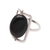 Onyx single-stone ring, 'Deep Soul' - Black Onyx Single-Stone Ring Crafted in Bali (image 2d) thumbail