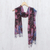 Tie-dyed cotton scarf, 'Artistic Colors' - Tie-Dyed Multicolored Cotton Wrap Scarf from Thailand (image 2b) thumbail
