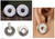 Silver button earrings, 'Starting Point' - Silver 950 Button Earrings thumbail
