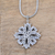 Smoky quartz pendant necklace, 'Buddha's Curl Snowflake' - Smoky Quartz Buddha Curl Necklace from Bali (image 2c) thumbail