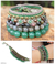 Labradorite and tourmaline wristband bracelet, 'Bangkok Lotus' - Thai Labradorite Beaded Bracelet