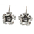 Silver flower earrings, 'Chiang Mai Jasmine' - Artisan Crafted Silver Drop Earrings