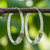 Sterling silver hoop earrings, 'Cool Rounds' - Gleaming Sterling Silver Hoop Earrings from Thailand (image 2) thumbail