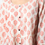 Cotton blouse, 'Sweet Honeysuckle' - Printed Cotton Blouse in Salmon from India (image 2b) thumbail