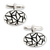 Sterling silver cufflinks, 'Puzzle' - Modern Sterling Silver Cufflinks (image 2a) thumbail