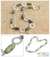 collar de eslabones de serpentina - Collar Plata Fina y Serpentina
