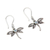 Blue topaz dangle earrings, 'Enchanted Dragonfly' - Sterling Silver and Blue Topaz Dangle Earrings (image 2d) thumbail
