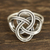 Sterling silver band ring, 'Celtic Connection' - Celtic Sterling Silver Band Ring Crafted in India (image 2) thumbail