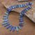 Azure-malachite and lapis lazuli beaded necklace, 'Tribal Style' - Azure-Malachite and Lapis Lazuli Necklace from Thailand (image 2) thumbail