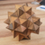 Wood puzzle, 'Great Star' - Raintree Wood 3D Puzzle from Thailand